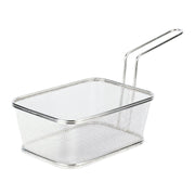 G.E.T. Enterprises 4-818610 Serving Basket, 6" x 8", Silver - Default Title