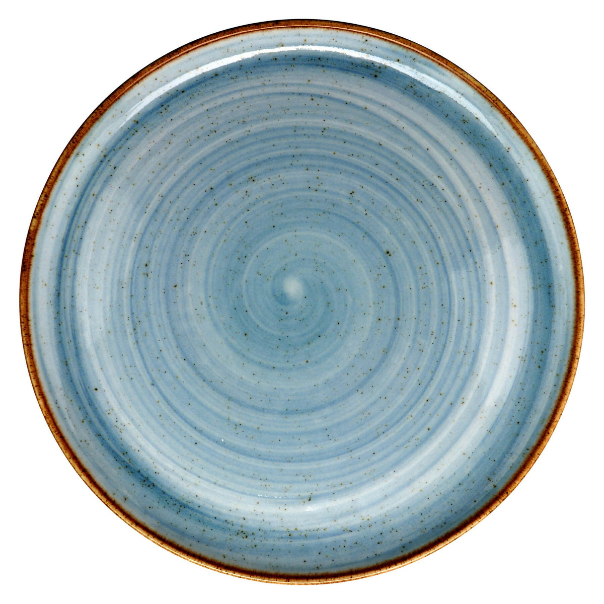 Corona by GET Enterprises Artisan Porcelain Plate, 24/Case - Blue