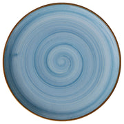 Corona by GET Enterprises Artisan Porcelain Plate, 12/Case - Blue