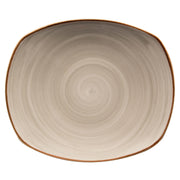 Corona by GET Enterprises Artisan Porcelain Plate, 10" Long, 12/Case - Gray