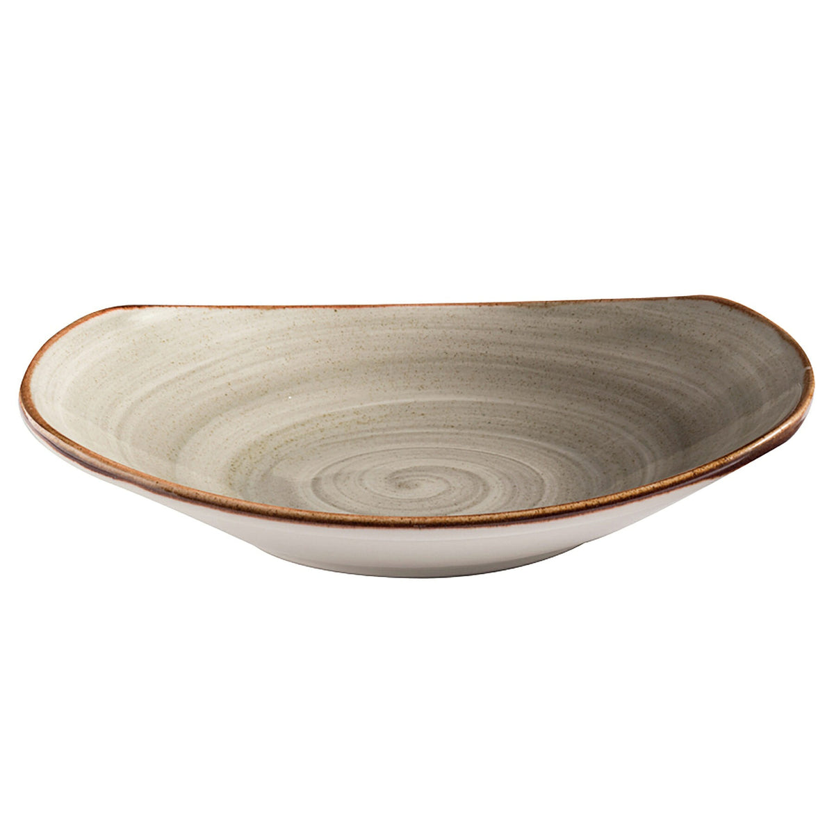 Corona by GET Enterprises Artisan Porcelain Bowl, 34.3 oz., 12/Case - Gray