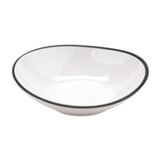G.E.T. Enterprises B-100-W/BK GET Settlement Bistro White Melamine Bowl, 10 oz., 24/Case - Default Title