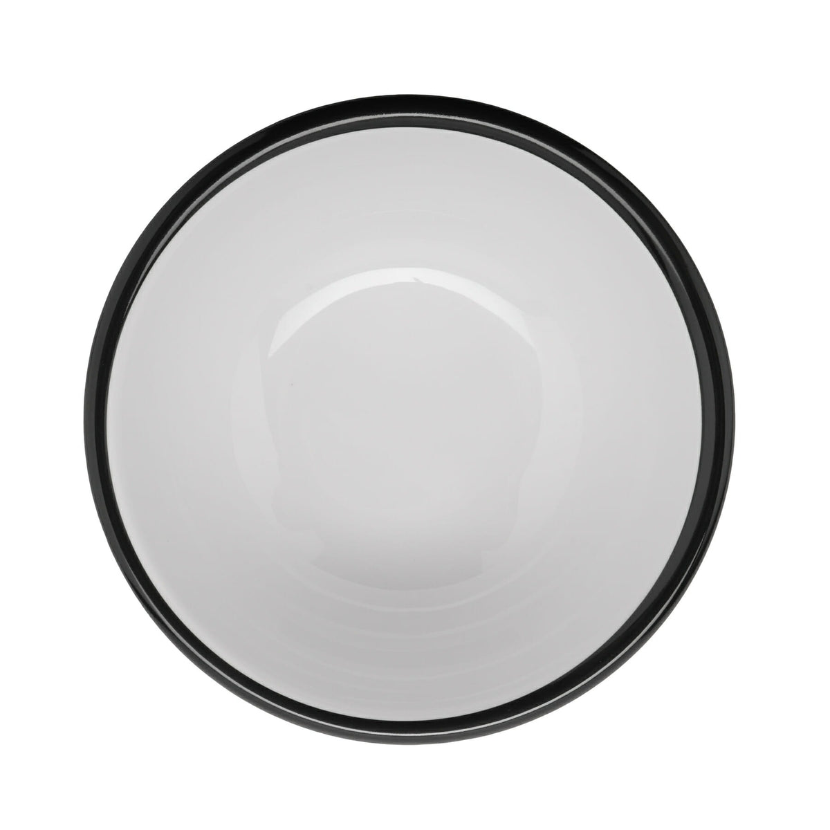 G.E.T. Enterprises B-140-W/BK GET Settlement Bistro White Melamine Bowl, 14 oz. - photo 2