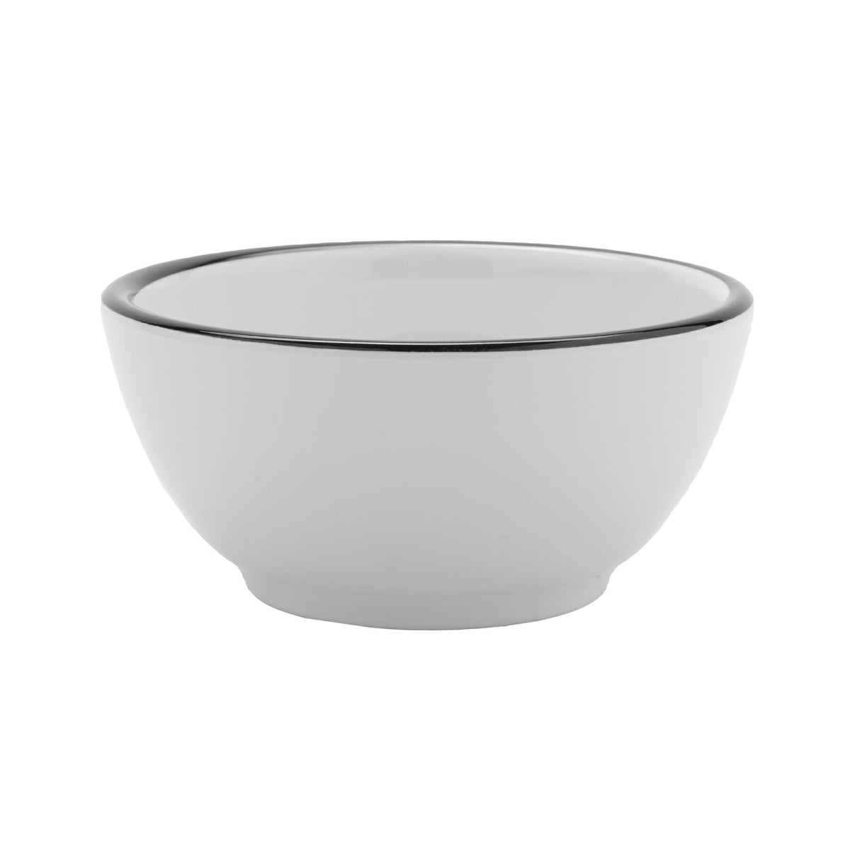 G.E.T. Enterprises B-140-W/BK GET Settlement Bistro White Melamine Bowl, 14 oz. - photo 3