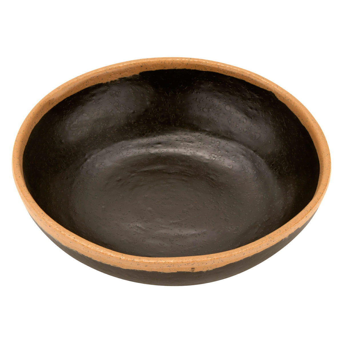 G.E.T. Enterprises B-300 GET Pottery Market Matte Melamine Serving Bowl, 14 oz., 12/Case - Brown