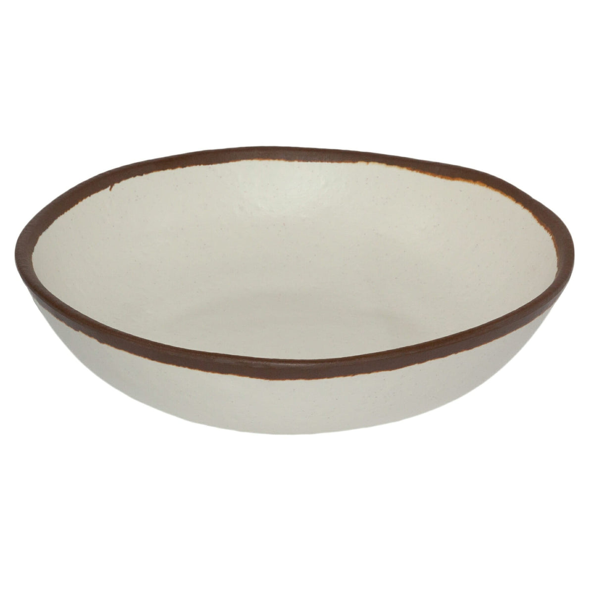 G.E.T. Enterprises B-310 GET Pottery Market Melamine Salad Bowl, 1.5 qt., 12/Case - Beige Brown