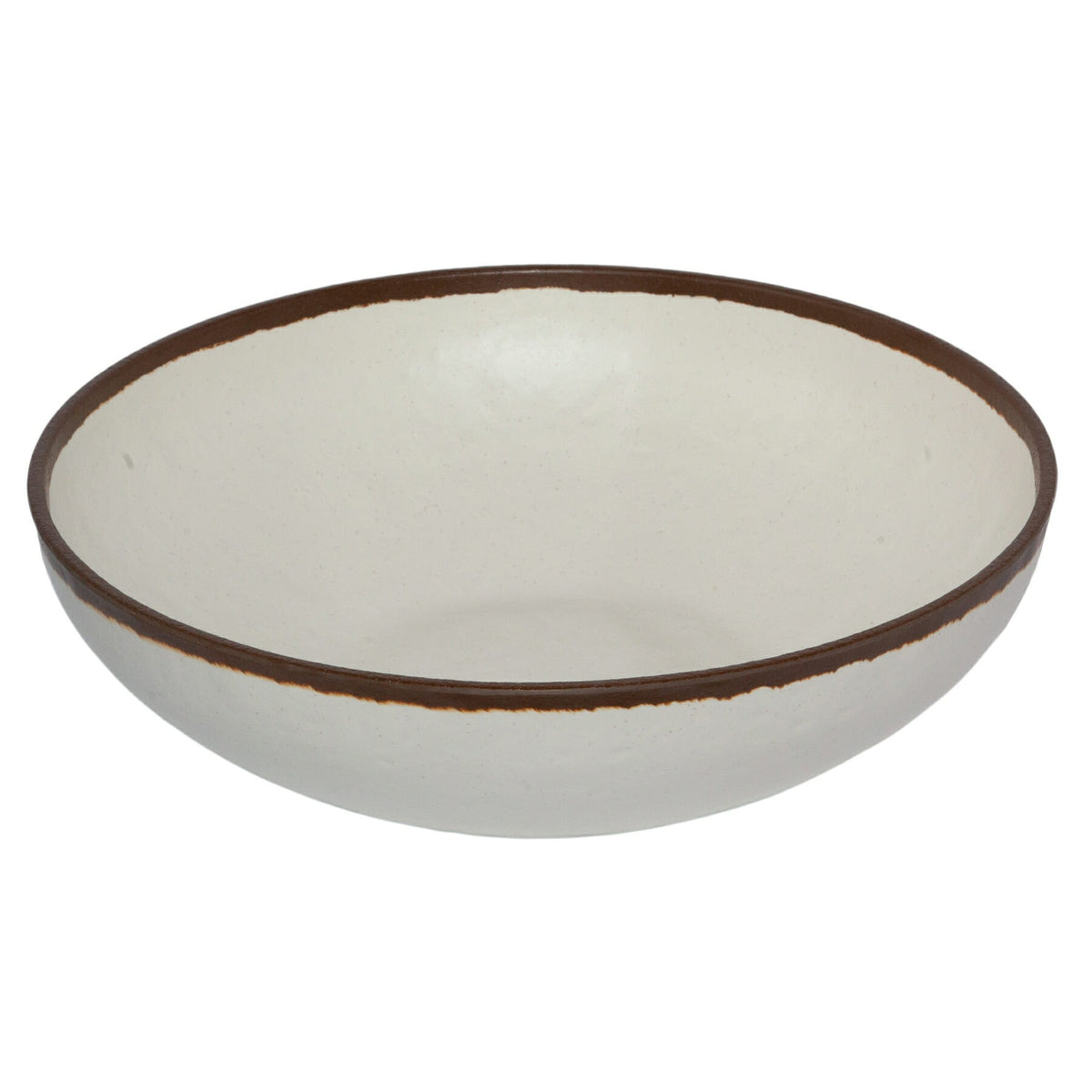 G.E.T. Enterprises B-320 GET Pottery Market Melamine Bowl, 4 qt., 3/Case - Beige Brown