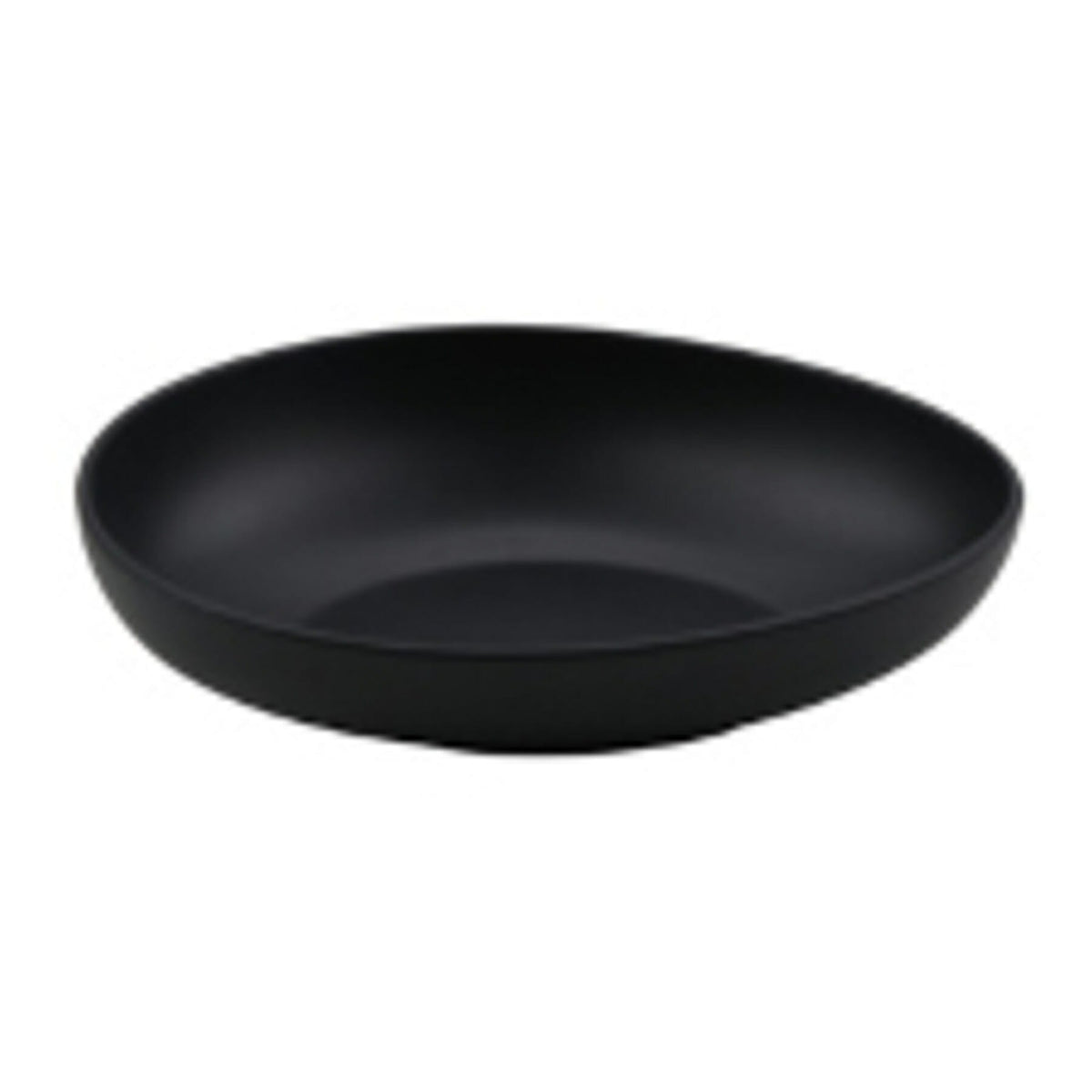 G.E.T. Enterprises B-5000 GET Riverstone Melamine Bowl, 50 oz., 12/Case - Black Gray