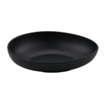 G.E.T. Enterprises B-5000 GET Riverstone Melamine Bowl, 50 oz., 12/Case - Black Gray