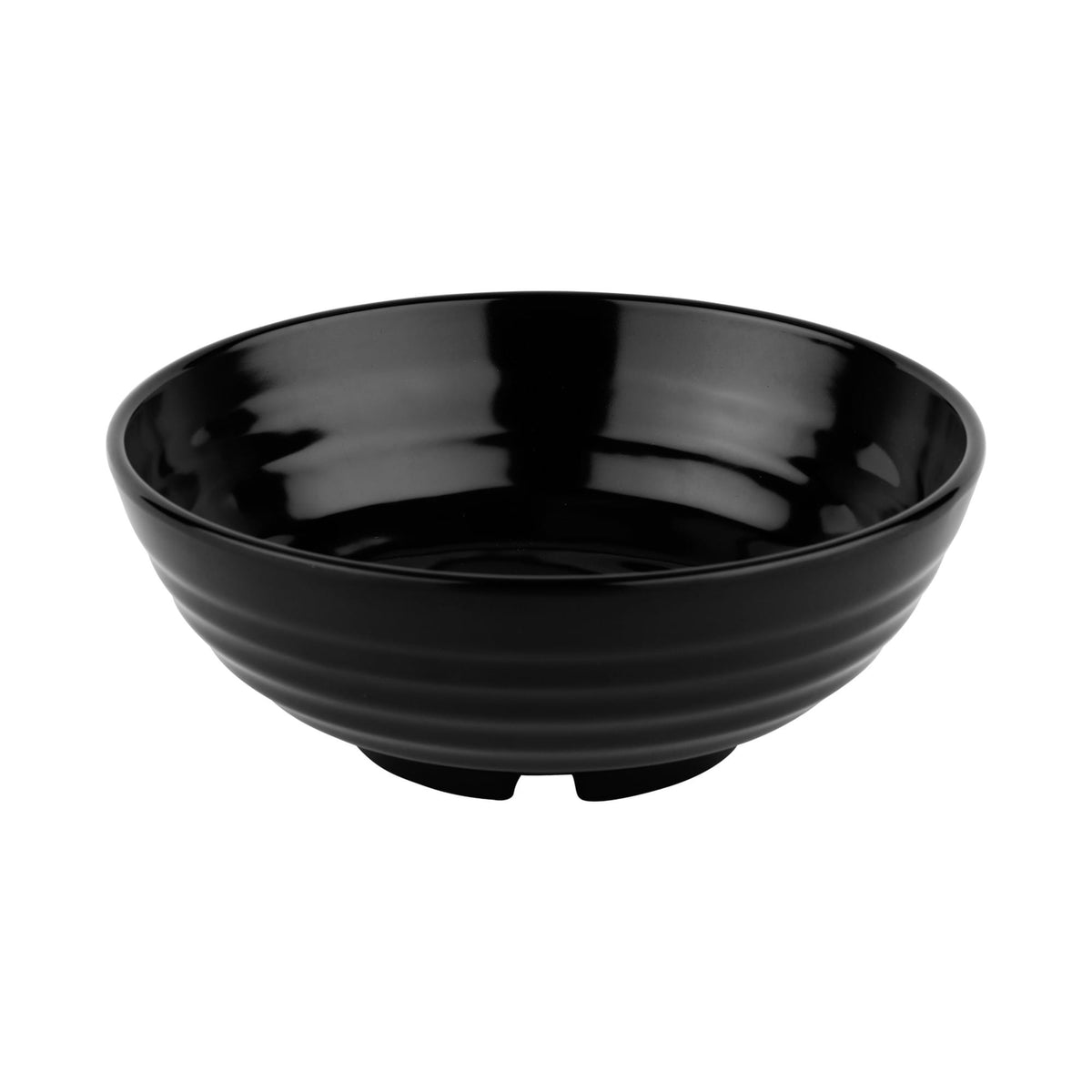 G.E.T. Enterprises B-787 GET Black Elegance Melamine Bowl, 1.1 qt., 12/Case - Black