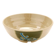 G.E.T. Enterprises B-787 GET Black Elegance Melamine Bowl, 1.1 qt., 12/Case - Beige