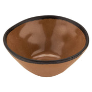 G.E.T. Enterprises B-80 GET Pottery Market Matte Melamine Soup Bowl, 8 oz., 24/Case - Speckled Brown