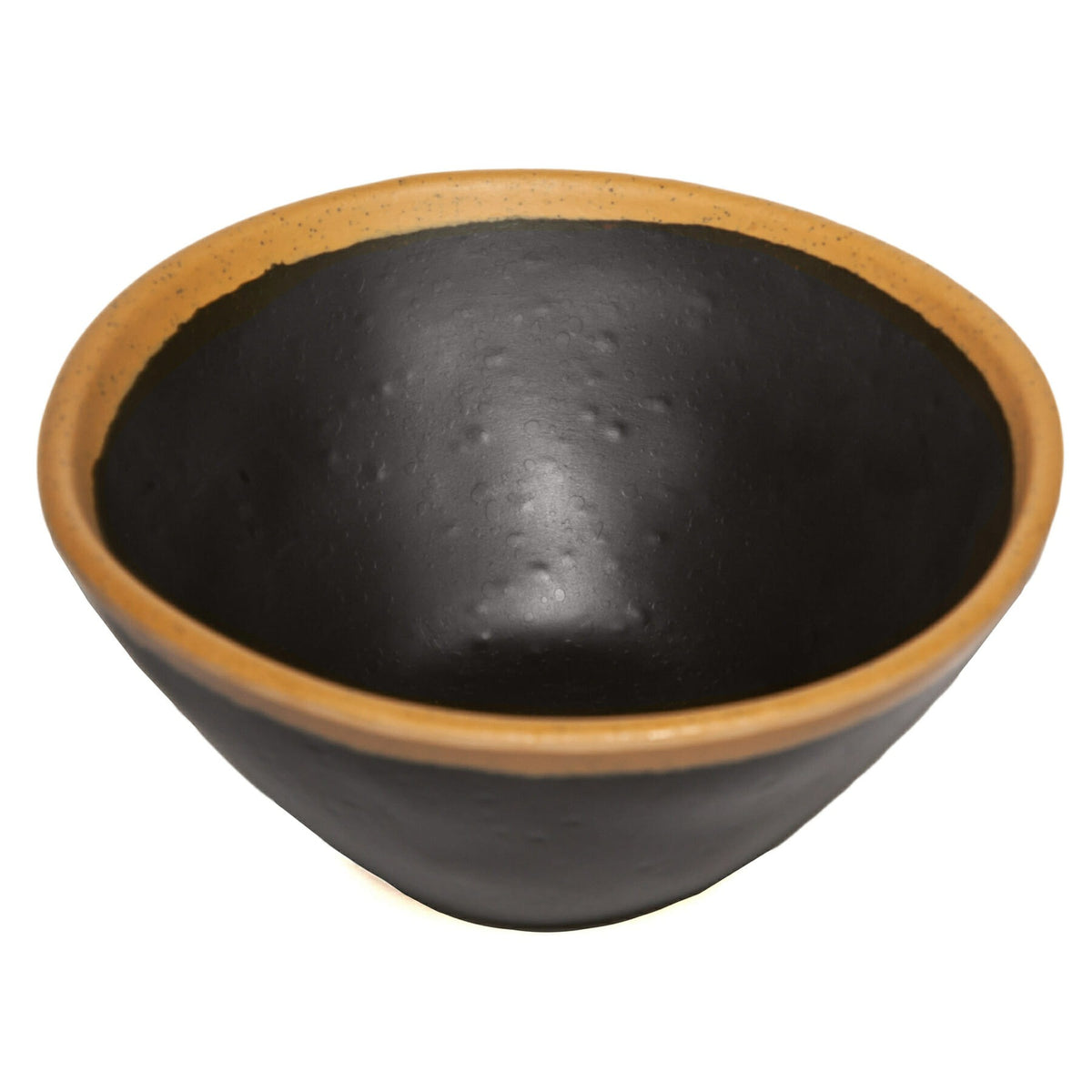 G.E.T. Enterprises B-81 GET Pottery Market Melamine Bowl, 8 oz., 24/Case - Brown Orange