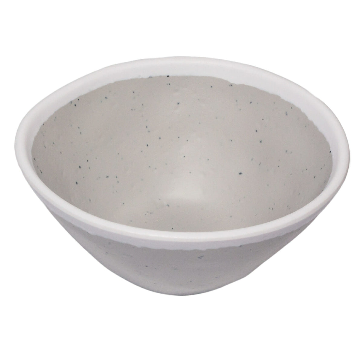 G.E.T. Enterprises B-81 GET Pottery Market Melamine Bowl, 8 oz., 24/Case - Gray White