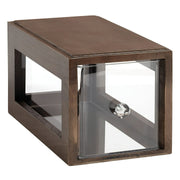 G.E.T. Enterprises BB-SQ-7 Bread Box, 6" x 12 1/4", Brown - Gray Ash