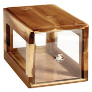 G.E.T. Enterprises BB-SQ-7 Bread Box, 6" x 12 1/4", Brown - Rustic