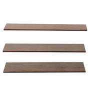 G.E.T. Enterprises BD-SET3-W Wood Riser Set, Brown - Default Title