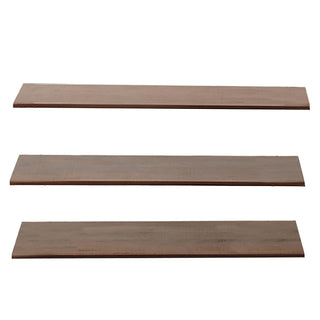 G.E.T. Enterprises BD-SET3-W Wood Riser Set, Brown - Default Title