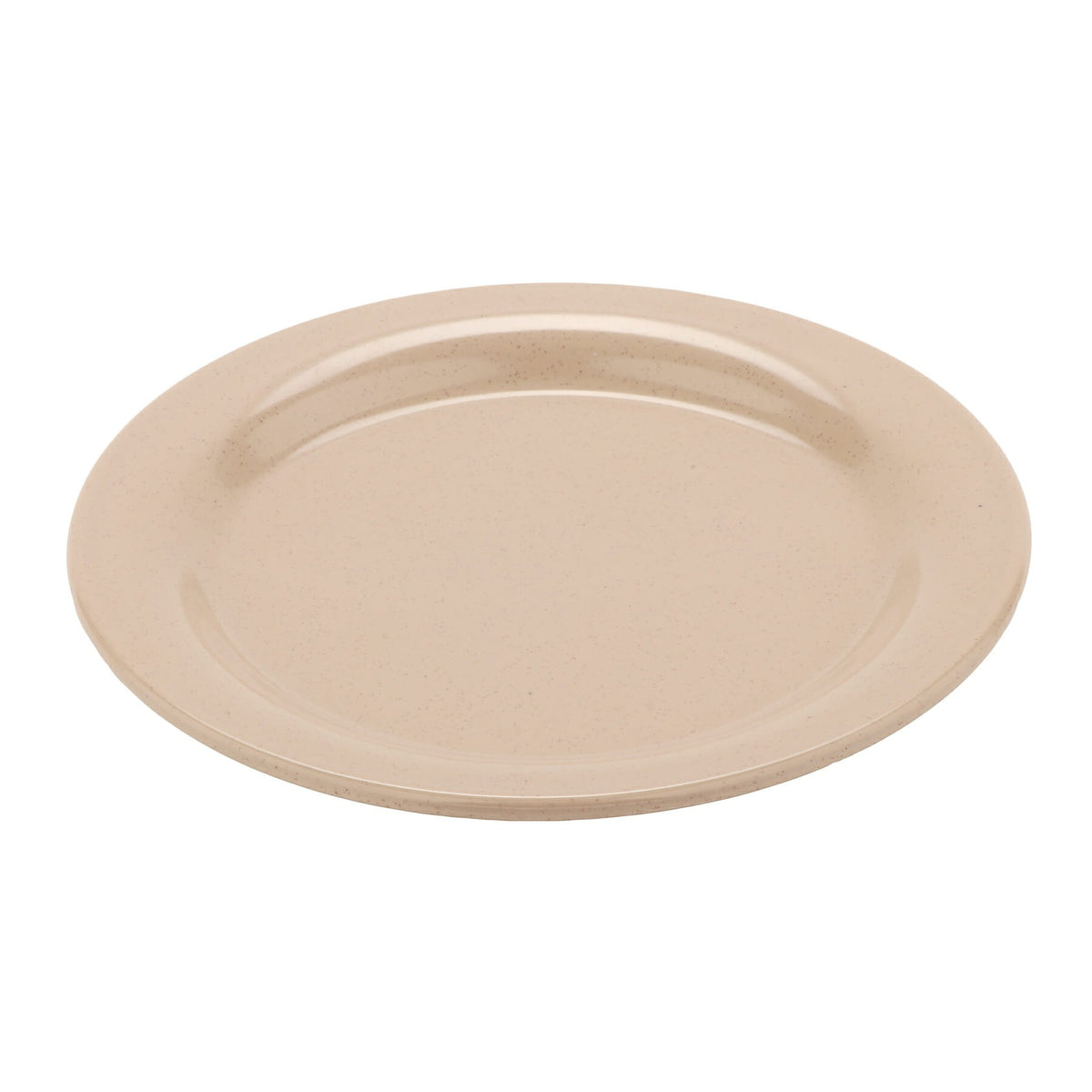 G.E.T. Enterprises BF-010 GET Emerald Melamine Plate, 10" Diameter, 12/Case - Tahoe Sandstone