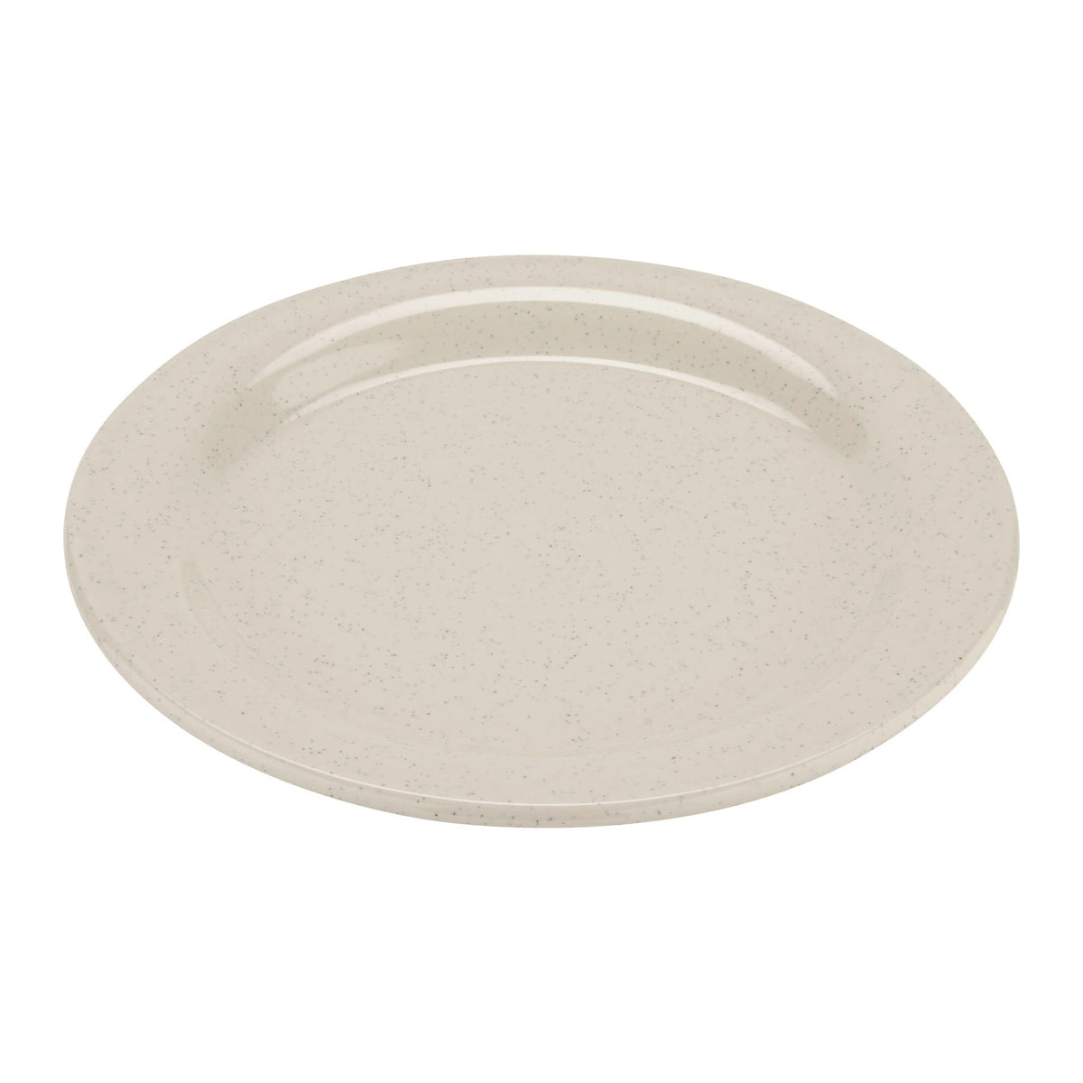G.E.T. Enterprises BF-060 GET Emerald Melamine Plate, 6 1/4" Diameter, 48/Case - Santa Fe Ironstone Ivory
