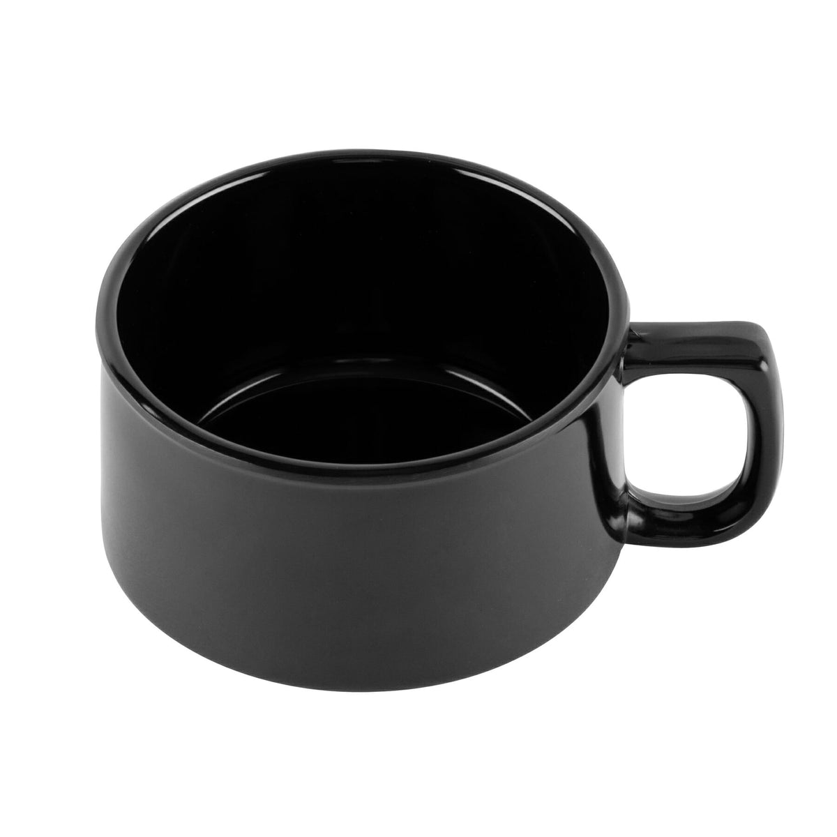 G.E.T. Enterprises BF-080 GET Black Elegance Melamine Mug, 11 oz., 24/Case - Black / Glossy