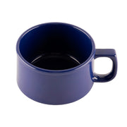 G.E.T. Enterprises BF-080 GET Black Elegance Melamine Mug, 11 oz., 24/Case - Blue / Glossy