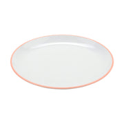 G.E.T. Enterprises BF-1050-GF GET Settlement Oasis Melamine Plate, 10 1/2" Diameter, White, 12/Case - Default Title