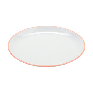 G.E.T. Enterprises BF-1050-GF GET Settlement Oasis Melamine Plate, 10 1/2" Diameter, White, 12/Case - Default Title