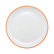 G.E.T. Enterprises BF-1050-TG GET Settlement Oasis Melamine Plate, 10 1/2" Diameter, White, 12/Case - photo 2