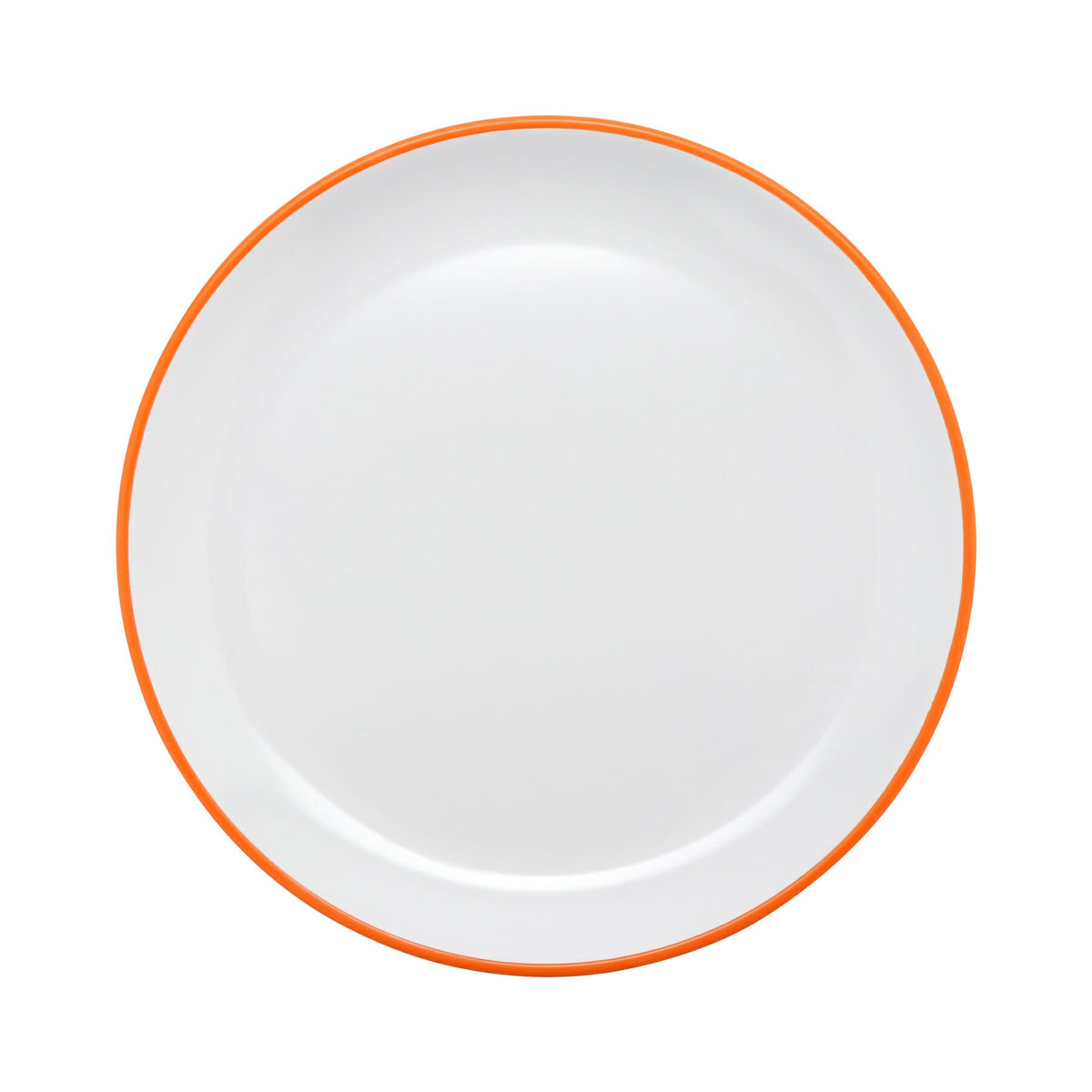 G.E.T. Enterprises BF-1050-TG GET Settlement Oasis Melamine Plate, 10 1/2" Diameter, White, 12/Case - photo 2