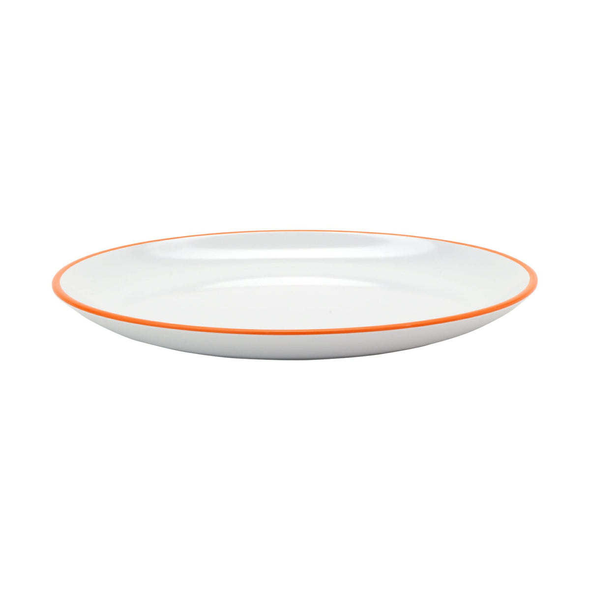 G.E.T. Enterprises BF-1050-TG GET Settlement Oasis Melamine Plate, 10 1/2" Diameter, White, 12/Case - photo 3