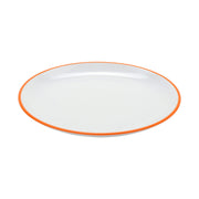 G.E.T. Enterprises BF-1050-TG GET Settlement Oasis Melamine Plate, 10 1/2" Diameter, White, 12/Case - Default Title