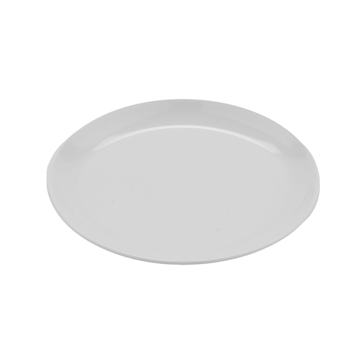 G.E.T. Enterprises BF-710 GET Settlement Oasis White Melamine Plate, 7" Diameter, 12/Case - G.E.T. Ivory American White Plate