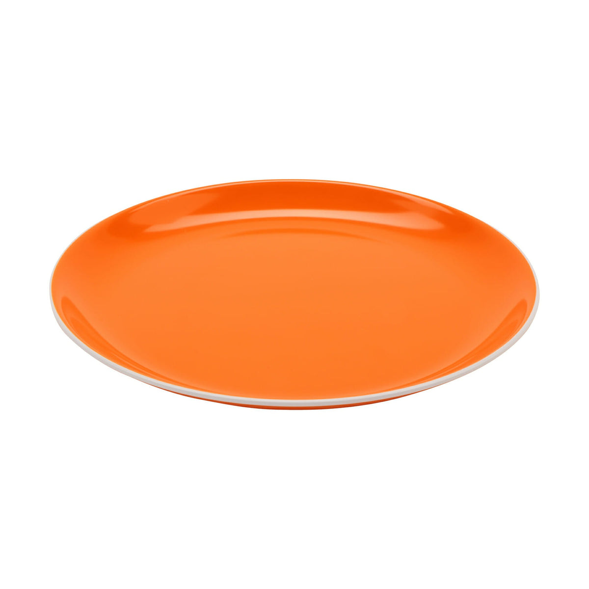 G.E.T. Enterprises BF-950-TG GET Settlement Oasis Melamine Plate, 9 1/2" Diameter, Orange, 24/Case - Default Title