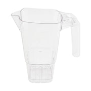 G.E.T. Enterprises Plastic Pitcher, Clear, 12/Case - 0.5 gal. 64 oz.