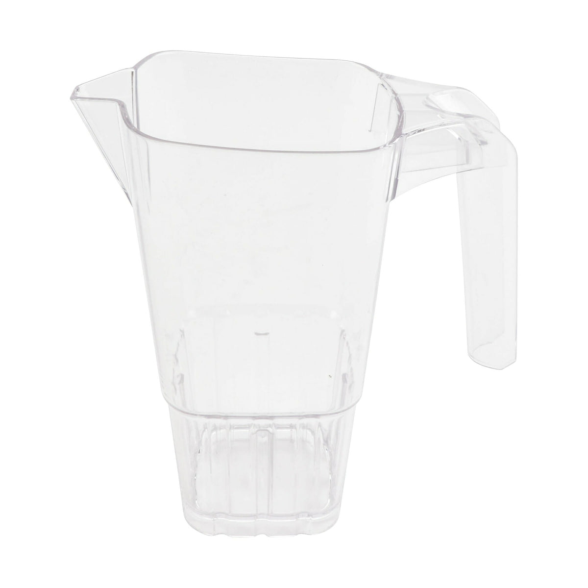 G.E.T. Enterprises Plastic Pitcher, Clear, 12/Case - 0.5 gal. 64 oz.