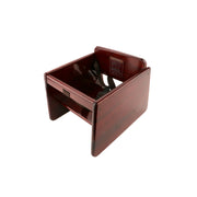 G.E.T. Enterprises BS-200-MOD Wood Booster Seat, 12" x 14 1/4" - Mahogany