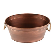 G.E.T. Enterprises Copper-Plated Iron Beverage Tub - 8 gal.