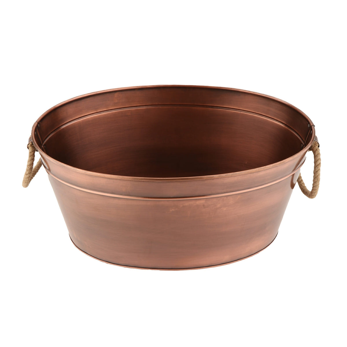 G.E.T. Enterprises Copper-Plated Iron Beverage Tub - 8 gal.