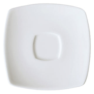 Corona by GET Enterprises PA1101910324 Asia Porcelain Saucer, 6 1/2" x 6 1/2", 24/Case - Default Title
