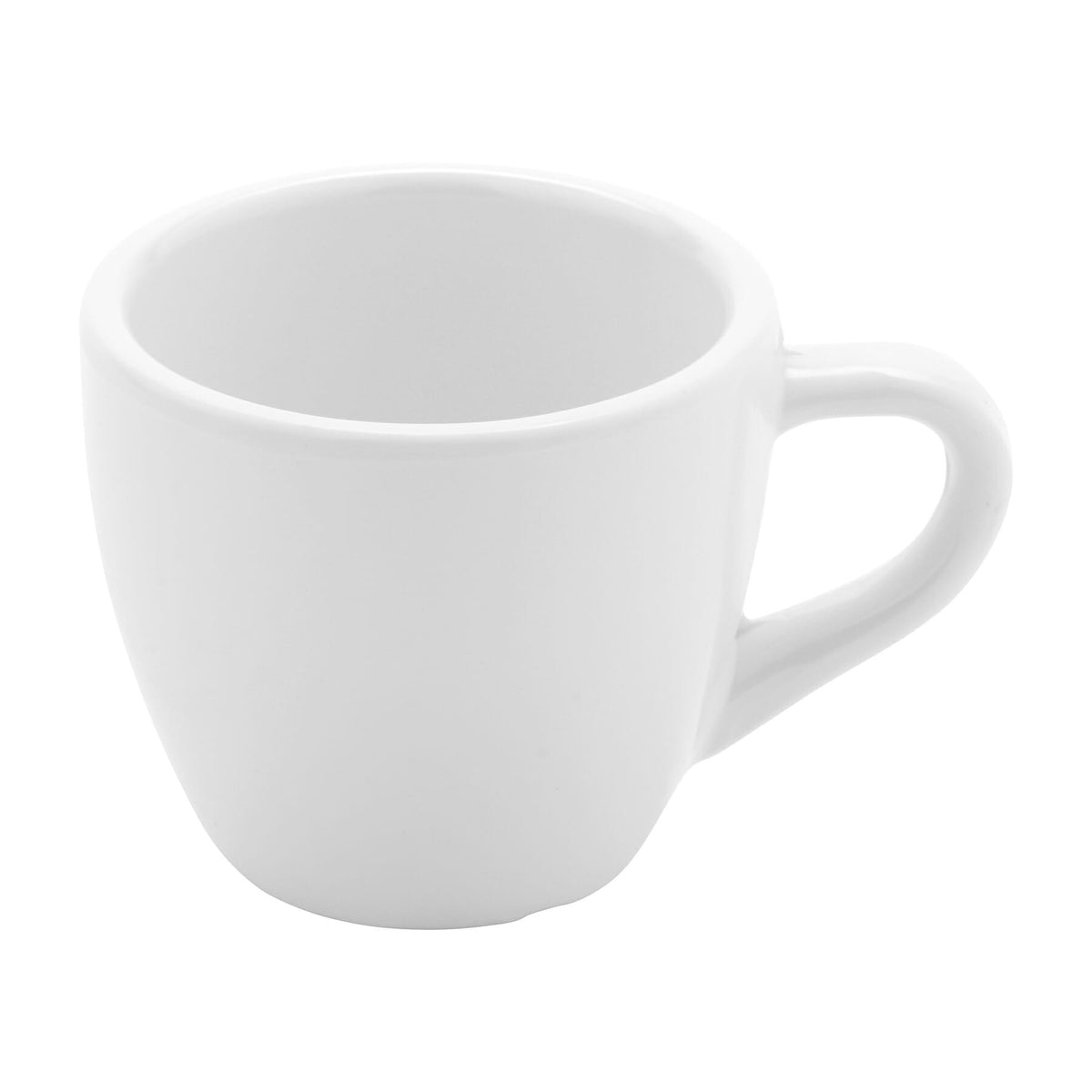 G.E.T. Enterprises C-1004 GET Black Elegance Melamine Espresso Cup, 3 oz., 48/Case - White