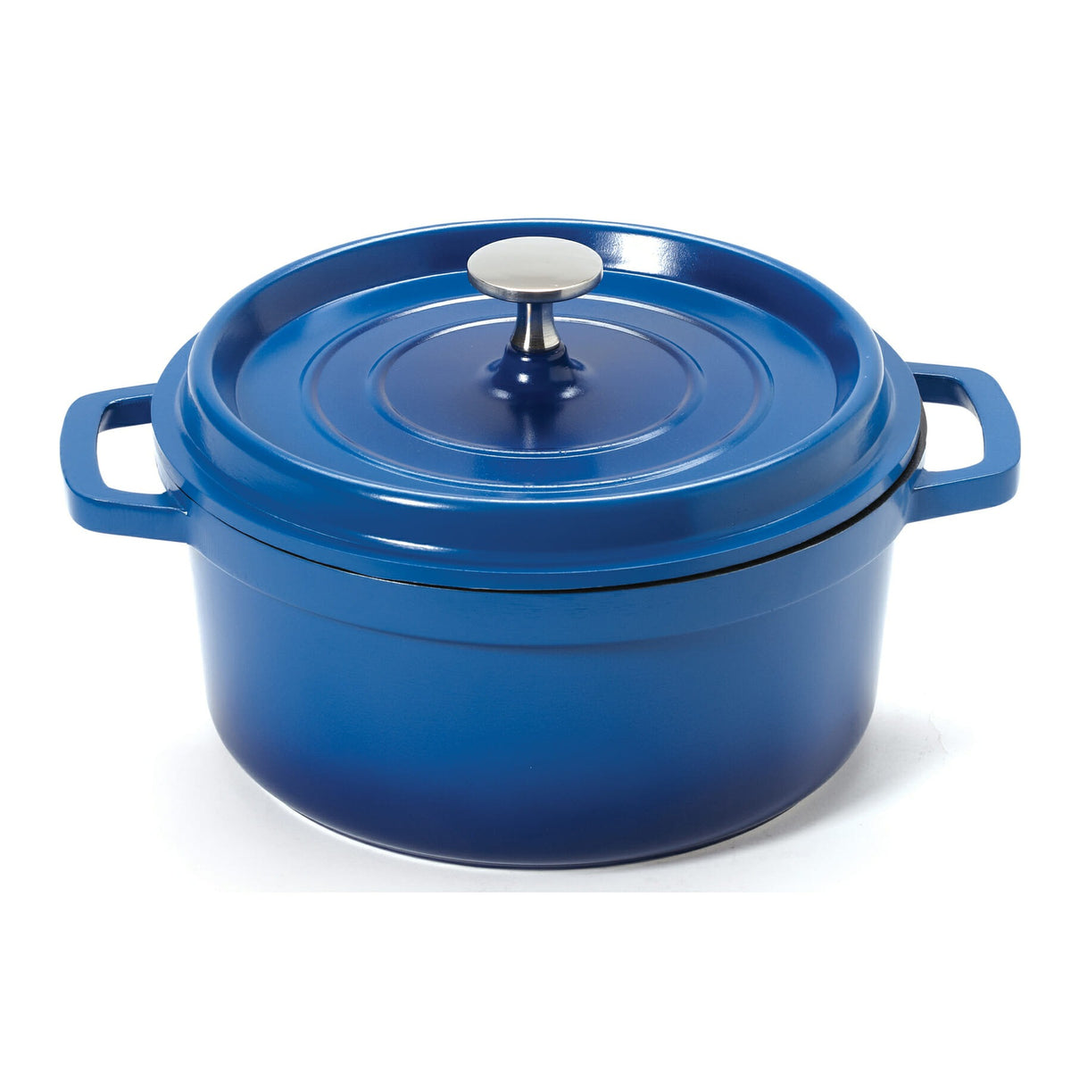 G.E.T. Enterprises CA-011 GET Heiss Cast Aluminum Dutch Oven, 2.5 qt. - Blue