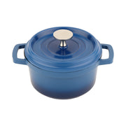 G.E.T. Enterprises CA-013 GET Heiss Cast Aluminum Dutch Oven, 0.75 qt. - Blue