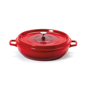 G.E.T. Enterprises CA-015 Cast Aluminum Paella Pan, 7.5 qt. - Red