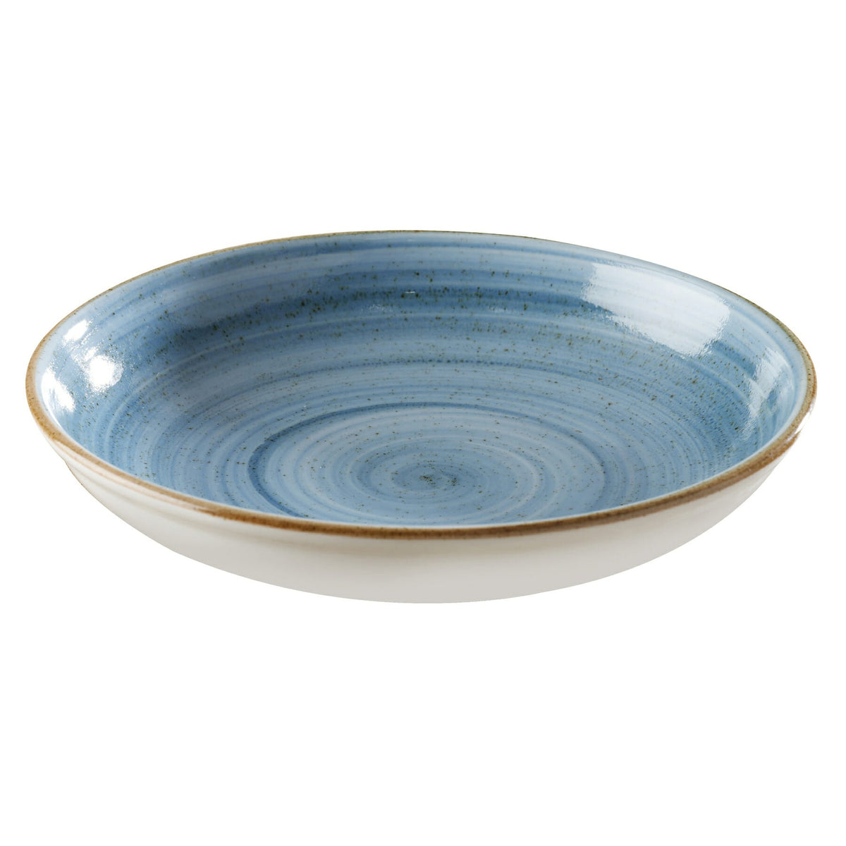 Corona by GET Enterprises Artisan Porcelain Plate, 10" Diameter, 12/Case - Blue