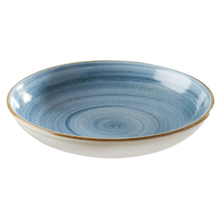 Corona by GET Enterprises Artisan Porcelain Plate, 10" Diameter, 12/Case - Blue