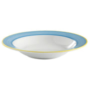 Corona by GET Enterprises Calypso Porcelain Soup Bowl, 9.7 oz., 24/Case - Blue Bright White White Yellow