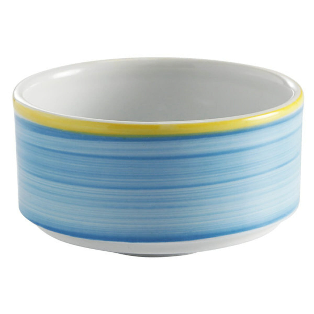 Corona by GET Enterprises Calypso Porcelain Soup Cup, 11 oz., 24/Case - Blue Yellow