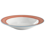 Corona by GET Enterprises Calypso Porcelain Soup Bowl, 9.7 oz., 24/Case - Blue Bright White Orange White