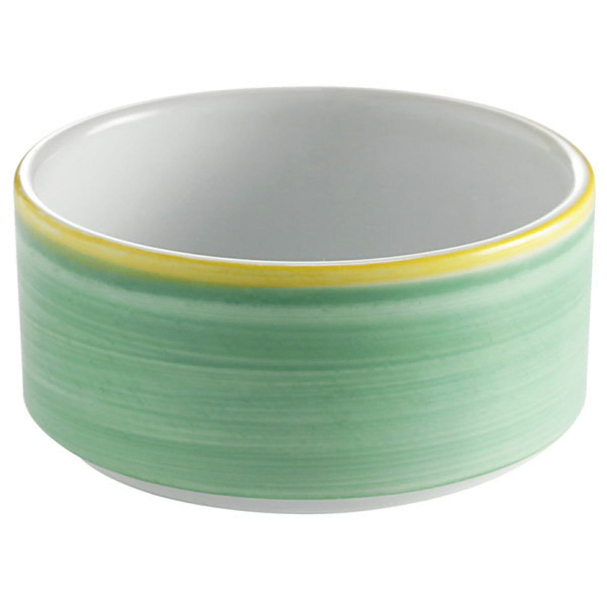 Corona by GET Enterprises Calypso Porcelain Soup Cup, 11 oz., 24/Case - Green Yellow